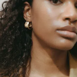MANGO Contemporary Half Hoop Earring-picture-14