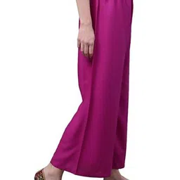 eyba Women Flared Knitted Ethnic Palazzos image 4