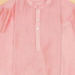 indus route by Pantaloons Boys Striped Mandarin Collar Long Sleeves Kurta With Pyjama image 4