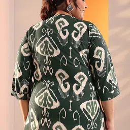 EXTRA LOVE BY LIBAS Women Plus Size Ethnic Motifs Printed Kurti image 2