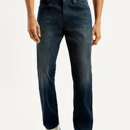 Levis Men Classic Tapered Fit Mid-Rise Light Fade Stretchable Jeans image 2