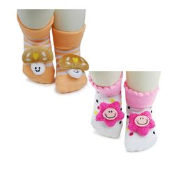 NESKA MODA Orange Ankle Length Socks-picture-46