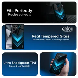 QRIOH Geometric Printed Samsung Galaxy A26 5G Silicone Back Case image 3