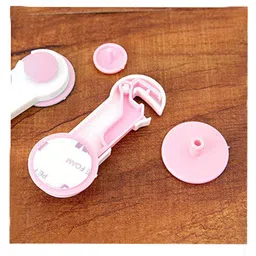 THE LITTLE LOOKERS Multipurpose  Safety Lock for Doors, Cabinet, Fridge, Drawer Blue-  Pack of 8 image 5