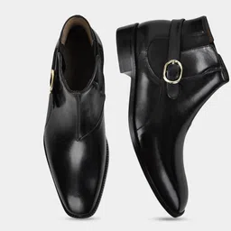 LUXORO FORMELLO Men Leather Buckle Boots image 2