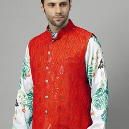 Utsav Fashion Embroidered Nehru Jackets image 3