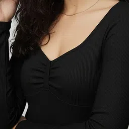 Mast & Harbour Sweetheart Neck Top image 2