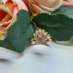 NIPSTec Stone-Studded Adjustable Finger Ring image 4