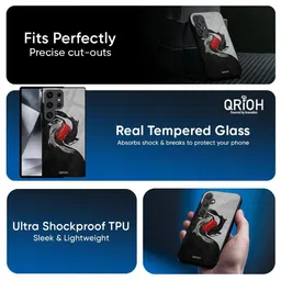 QRIOH Abstract Printed Samsung Galaxy S25 FE 5G Back Case Mobile Accessories image 3