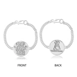 MEMOIR Silver-Plated Bangle-Style Brass Bracelet image 5