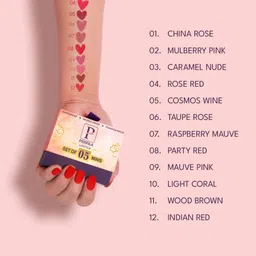 PERPAA Set Of 5 Matte Waterproof Mini Liquid Lipsticks - 1.2 ml Each image 4