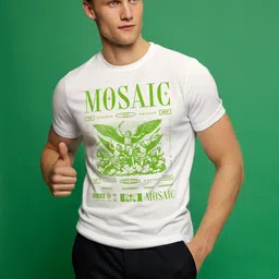 HERE&NOW Men Printed Bio Finish T-shirt-picture-29