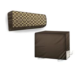 The Furnishing Tree Beige Printed Air Conditioner Cover-picture-49