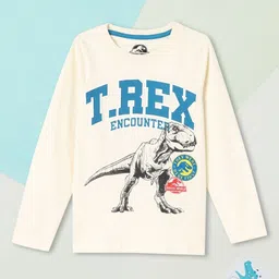max Boys Printed V-Neck Applique T-shirt-picture-53