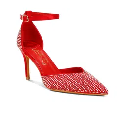 London Rag Women Embellished Slim Heeled Pumps-picture-28