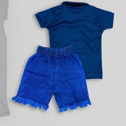 MAHI CREATION Boys Printed T-shirt with Shorts image 2