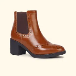 yoho Women Round Toe Chelsea Boots-image-98