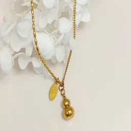 TEULRIP Women Anti Tarnish Stainles Steel Gold-Plated Necklace-picture-34