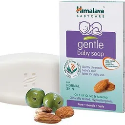 himalaya Gentle Baby Shampoo (200ml) With Genlte Baby Soap (75g) Pack of 2 image 2