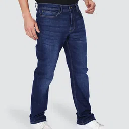 lee Men Boot-Leg Mid Rise Blue Jeans image 3