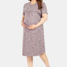 fabme Women Maternity/Nursing Nighty-picture-23