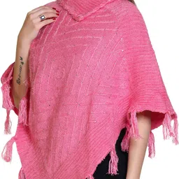 speed line hosiery Pure Wool Poncho image 3