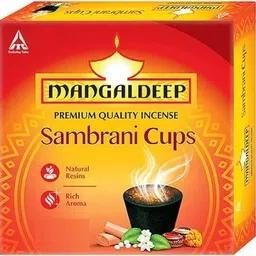 mangaldeep SAMBRANI CUPS NATURAL RESINS RICH AROMA 0% CHARCOAL RESIN, SANDALWOOD, GUGGAL, FRAGRANT OIL-picture-11