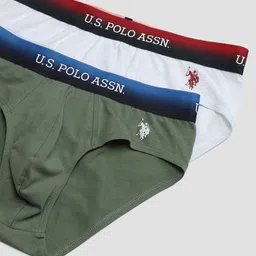 U.S. Polo Assn. Pack Of 2 Basic Briefs OEB05-WD0-P2 image 2