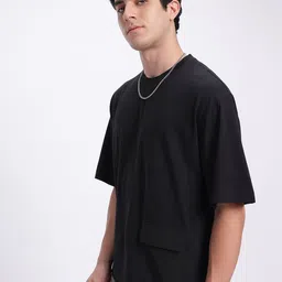 glitchez Noir Threads Drop-Shoulder Sleeves T-shirt image 3