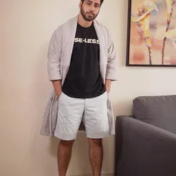 Sand Dune Grey Bathrobe image 4