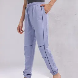 HRX by Hrithik Roshan Men Taping-Detail Yoga Joggers image 5