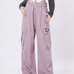 LULU & SKY Women High-Rise Easy Wash Trousers-image-26