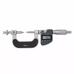 Mitutoyo Digimatic Gear Tooth Micrometer 324 Series 3 - 4 inch (76.2 - 101.6 mm) Range, 324-354-30-image-99