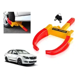 Auto Pearl Claw Type Adjustable Anti Theft Wheel Clamp Lock for Skoda Rapid Type-2 2015 Onwards-picture-19