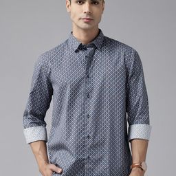 Blackberrys Slim Fit Cotton Printed Shirt-picture-4
