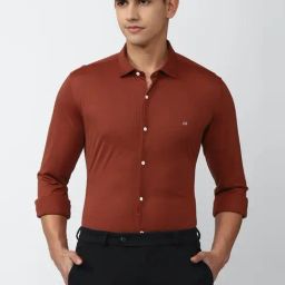 Peter England Brown Regular Fit Shirt-picture-41