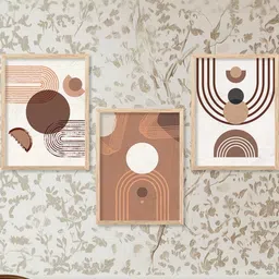 walllane Modern Wall Art With Frame Home Decor Wall Painting For Living Room Office Bedroom image 2