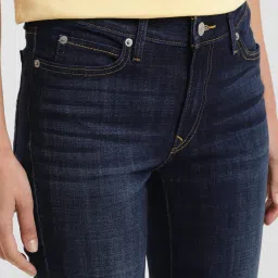 levi's Women's 711 Blue Skinny Fit Mid Rise Jeans image 5