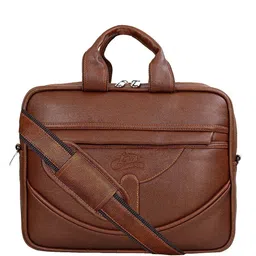 Leather World Unisex Two Handles Laptop Bag-picture-32