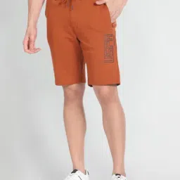 U.S. Polo Assn. Denim Co. Rust Cotton Regular Fit Printed Shorts-picture-30