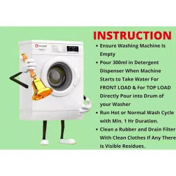 DCALCIFER Washing Machine Cleaner Descaler Liquid 500 ml  Pack image 4