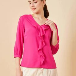 Rare Pink Regular Fit Top-picture-25