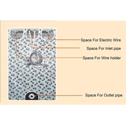 The Furnishing Tree Grey Plastic Washing Machine Cover image 4