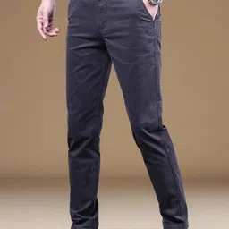 StyleCast x Revolte Men Slim Fit Easy Wash Pleated Trousers image 4