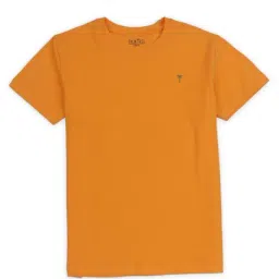 Palm Tree Kids Orange Cotton Regular Fit T-Shirt-image-41
