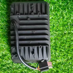 VermsBikers LED Headlight for Hero Splendor Boss Headlight with DRl Red And Blue image 2