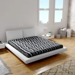 coca industries Next GO Queen Bed Soft Cotton Tuffted Floor Mattress Ruyi Gadda Foldable Full Support to The Back Pain Hypoallergenic with Pillow (Queen, 72'' X 48'' X 3'') image 2