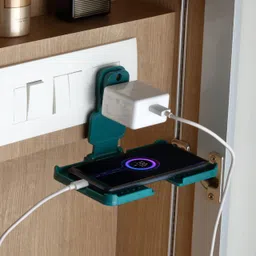 pentole we care for your convenience with logo PENTOLE Multi-Purpose Mobile Stand Holder for Charging, Wall Mount Hanging, Safe to Use Durable Plastic (Green) image 4