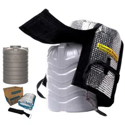 generic Climate Protect Insulated Water Tank Cover - Universal Fit for 1000 Litre Tanks | Energy Saving | Keeps Water Cool in Summer & Warm in Winter | Durable 3-Layer Protection image 1