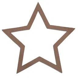 generic Trend N Trade MDF Star Shape for Macrame and Art N Craft Purpose DIY for Home Room Decor Set of 2 PCS image 4